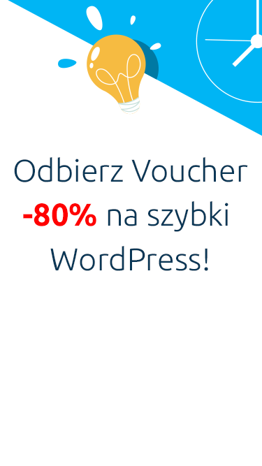 Odbierz Voucher -80% na szybki hosting